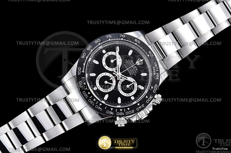 0916 Upgraded ROLDYT0348B – Daytona 116500 CER SS Black 904L BTF Asia 947